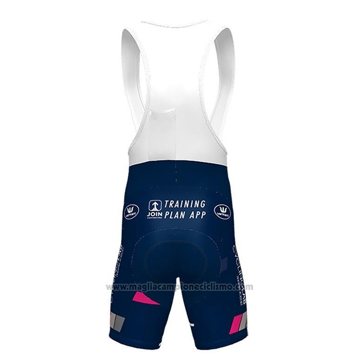 2021 Abbigliamento Ciclismo SEG Racing Academy Spento Blu Fuxia Manica Corta e Salopette